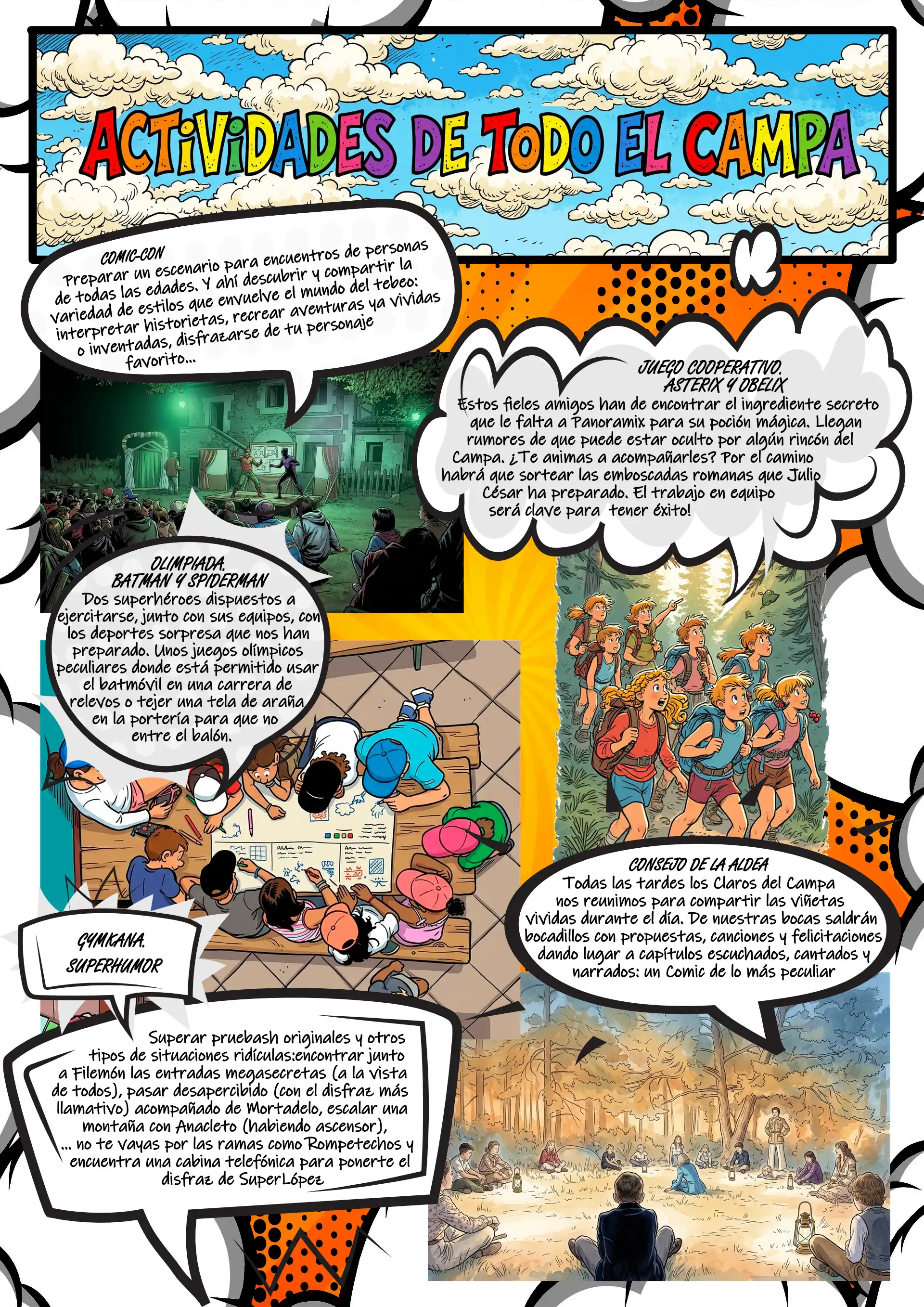 Actividades Todo el Campamento